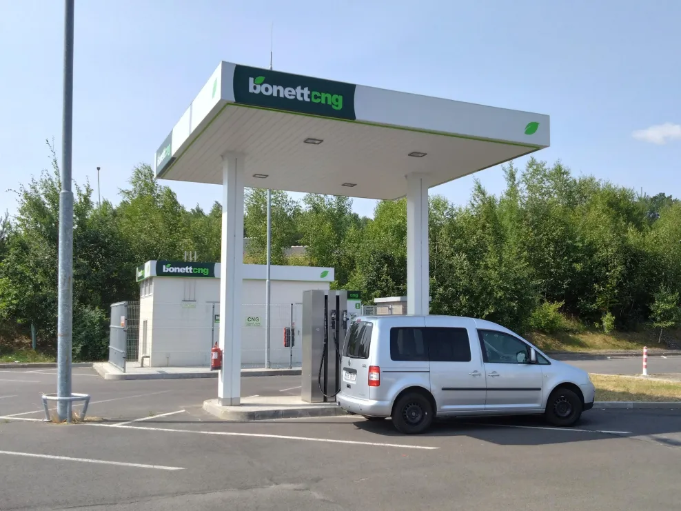 Stanice CNG Bonett Karlovy Vary Jenišov je dočasně mimo provoz