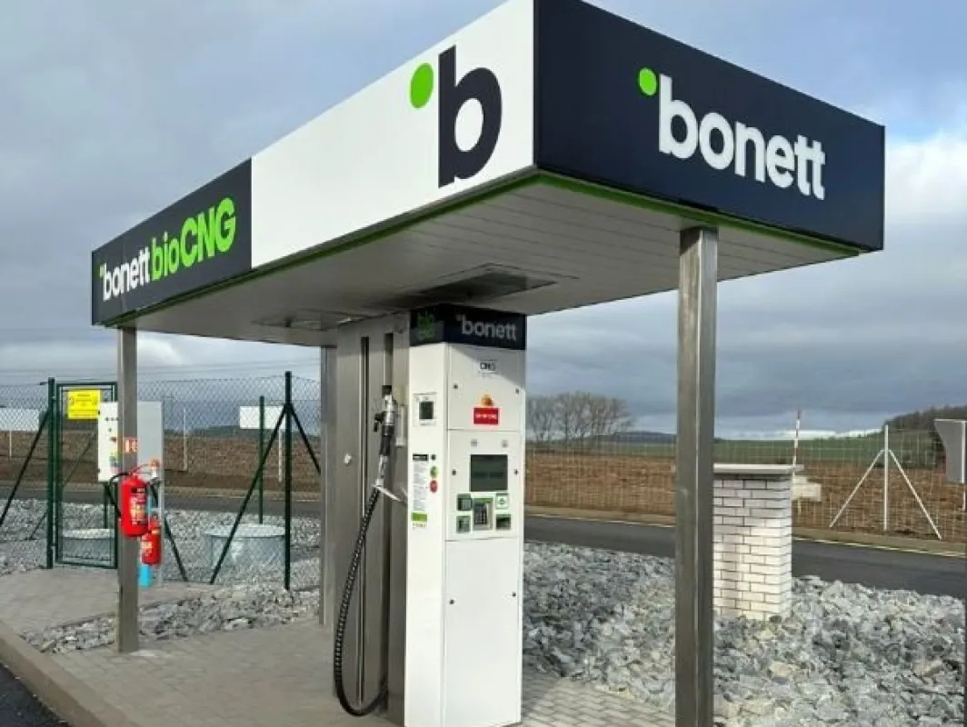 Stanice CNG Bonett Jeseník je opět v provozu