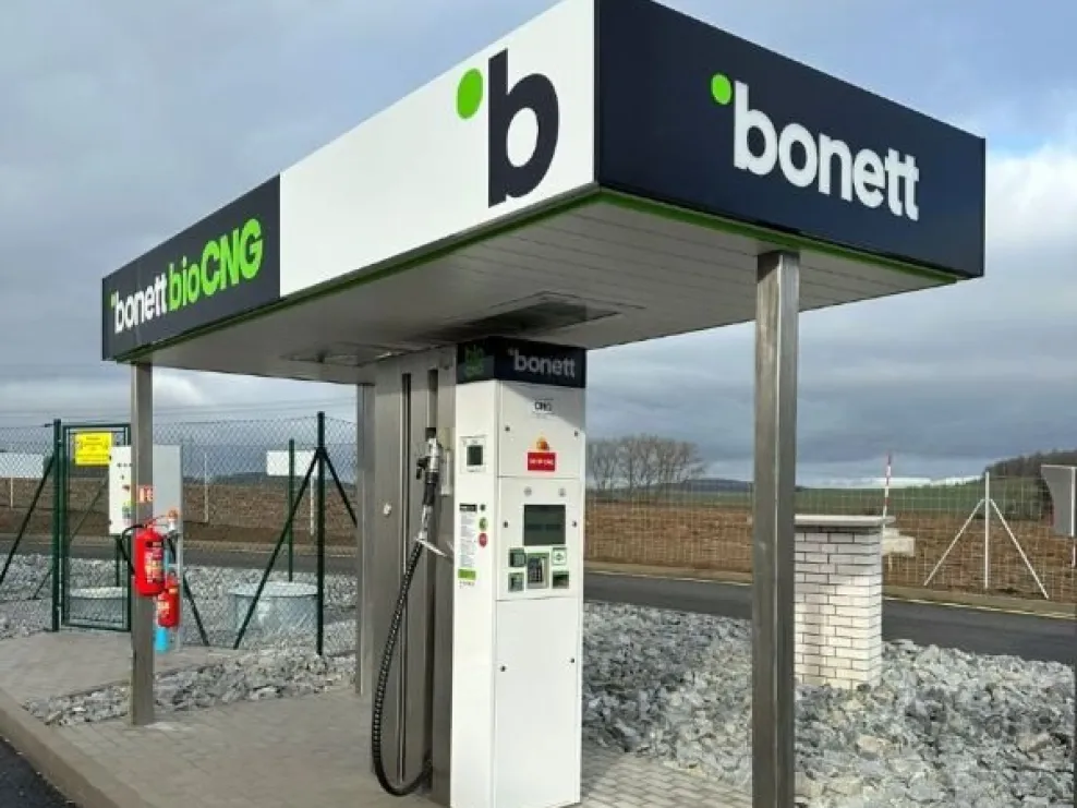 Stanice CNG Bonett Jeseník je dočasně mimo provoz